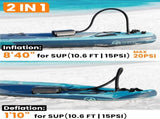 OutdoorMaster Vortex Pro 57.7Wh Rechargeable Paddle Board Pump Portable, Electric SUP Pump Battery V1168-YQ-AP36-I5NA