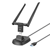 Simplecom NW811v2 AX1800 Dual Band WiFi 6 USB Adapter 802.11ax with 2x 5dBi High Gain Antennas V28-NW811V2