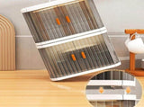 Storage with Lids, Stackable Collapsible Desktop Plastic Storage Box, Multifunctional Storage V1192-AZ-W-29323