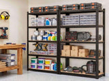 Giantz 2-Rack Garage Shelving 1.5X0.7m Warehouse Shelves Storage Rack Pallet Racking WR-E-7X15-GVN-BKX2