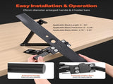 Lawn Mower Blade Sharpener, 15&deg - 45&deg Adjustable Lawnmower Blade Sharpening Tool with 4 Adapter V952-GCDPJJ1545MY5H0TG001V0