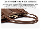 Wine Red Women's Premium Wear-Resistant Leather Shoulder Bag - Vintage Frame Kiss-Lock Handbag & V888-ELOSUNG42967
