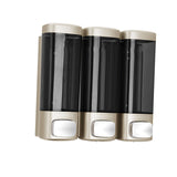 3 Chamber Shower Dispenser 320mlx3 Large Button Manual Wall Mounted Shower Soap Dispenser for V1294-YM0901-3112250043911