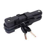 Adjustable Folding Bike Lock Anti Theft Cycling Padlock for Outdoor Use V1192-AZ-W-23881