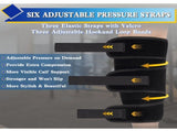 Adjustable calf brace, calf compression bandage, calf compression sleeve, tibial splint, and calf V1370-AZ4-17644