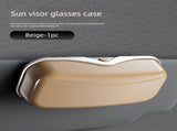 Car Travel Three-Piece Set Push-Open Eyeglass Case, Universal Storage Case, and Secure V1106-QCZYBYJH004