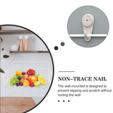 Wall Wire Shelf Basket Fruit Wall-Mounted Iron 1Pack White V1369-AZ3-W-12831