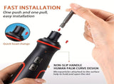 41-in-1 electric screwdriver, rechargeable screwdriver, multi-functional tool set, DIY tools, V1106-147-BLA-04074