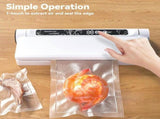 Automatic Food Vacuum Sealer with Digital Timer, Dual Modes for Freshness Preservation, Compact V1370-AZ4-22713