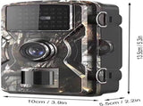 Rechargeable wildlife camera with night vision - 10 x 13.2 cm - IP66 waterproof - 1.3 m range V1188-MS-313-0040