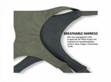 Unisex Camo Binocular Harness Pouch Zippered Hunting Chest Bag Water-Resistant Nylon 22x21x12cm V1221-XM-LB8741-GM288