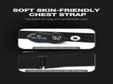 Smart Fitness Heart Rate Monitor Chest Strap with Data Display - IP67 Waterproof, Rechargeable, BLE V888-ELOSUNG35886
