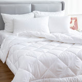 Microfiber/Bamboo Blend, Hypoallergenic & Antibacterial Quilt - Queen V196-QQ200_K