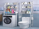 CARLA HOME 3-Tier Over The Toilet Storage Rack with Hooks & Paper Holder for Bathroom & Laundry Room LSB-36143