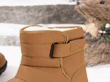 Women's Waterproof Snow Boots, Warm Fleece-Lined Winter Boots with Non-Slip Outdoor Sole for Cold V1189-LC-DG-00236