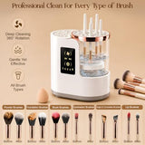 3 IN 1 Electric Makeup Brush Cleaner Machine with MakeupBrush Dryer - Auto Makeup Foundation, V1107-109-80765