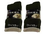 6 Pairs MERINO WOOL SOCKS Mens Heavy Duty Premium Thick Work Socks Cushion BULK - Olive - 11-14 V563-6AUSOCKS-OLVE-SZE11-14