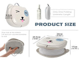 Portable Folding Potty for Toddlers Compact Travel Toilet with Cat Design, Easy to Carry & Clean, V1107-CS-ETCZZDZBQH