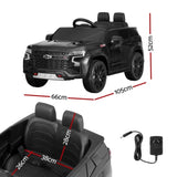 Kids Ride On Car Licensed Chevrolet Tahoe Electric Toys Horn Remote 12V Black RCAR-LS-CHEVT-TAHOE-BK