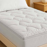 1000GSM Luxe Fully Fitted Mattress Topper 10cm thick with Fitted Skirt King V442-ATX-MATTRESST-1000GSMLUXE-WHITE-KI