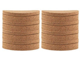 100Pcs Wood Drink Coaster Tea Coffee Cup Mat Pad Wood Tableware Home Decor V1294-YM0727-JY12740-03