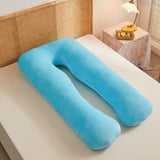 Maternity Pillow U-Shaped Pregnancy Pillow Pregnancy Body Pillow Breastfeeding - Turquoise - Size V1106-115-74101-TQB-70-130CM