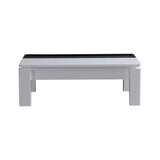 Coffee Table High Gloss Finish Lift Up Top MDF Black & White Colour Interior Storage V43-CT-GND-B&W