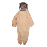 Beekeeping Suit Canvas Full Body Beekeeper Outfit Protective Clothing with Glovers for Men Women V1294-YM0901-3111230095511