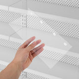 Clear Adjustable Acrylic Shelf Dividers for Kitchen Cabinets, Home Closets, and Storage Organization V1192-AZ-W-22649