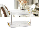 Desktop Organizer 2 Tier Ample Space Modern Storage Rack Shelves for Office Bedroom Home Decoration V1294-YM0706-3117230152711