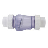 2 Inch Check Valve Transparent Pool Accessories Replacement Check Valve Prevent Backflow V1294-YM0901-3111240188711