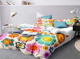 Colorful Bloom Venetian Ivy Quilt / Doona / Duvet Cover set V745-AQ043797E3
