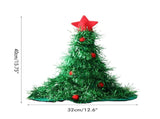 Luminous Christmas Tree Hat with Star for Christmas Party Fancy Dress Props for Kids Adult Xmas V1294-YM0715-10326521