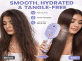 Electric Spray Air Cushion Massage Comb, Mist Detangling Hair Brush & Scalp Massage Comb for Frizzy V1366-AZ2-W-10825