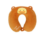 2-in-1 Convertible Eye Mask & Travel Neck Pillow Set - Plush Fabric with Snap Closure V888-ELOSUNG35239