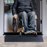 VEVOR 4 cm Rise Cuttable Threshold Ramp for Sweeping Robot, 90 cm Wide Natural Rubber Wheelchair V952-SXSNLYPDGB1351X9MV0