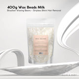 10x 400g Wax Beads Milk - Brazilian Waxing Beans - Stripless Hair Removal V238-SUPDZ-41044592001104
