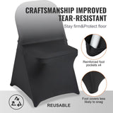 Stretch Spandex Folding Chair Covers, Universal Fitted Chair Cover, Removable Washable Protective V952-YTHS50PCSDKQVPR4GV0