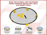 Mini Volleyball Set Outdoor Game Garden Beach Net Ball Kit Sport Toys V63-837301