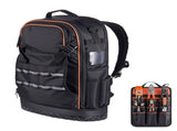 Tool Backpack, 65 Pockets, Heavy-duty Tools Storage Organizer Work Bags with Laptop Compartment & V952-GJBB1416INCH5R4Z0001V0
