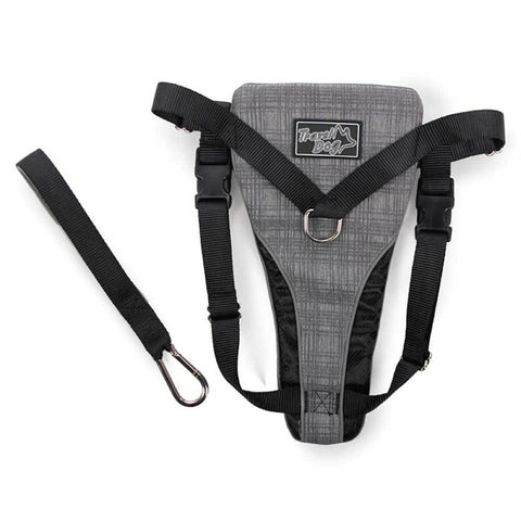 L Dog Harness 2 in 1 Combo - Car Travel Rides + Walks - No Pull Leash Seat Belt V238-SUPDZ-31702574563408