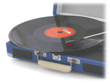 Crosley Cruiser Plus Bluetooth Turntable 3 Speed Blue V185-8005FBL4