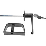 5-1/2" L-Handle Lock Kit, Shed Door Latch with 2 Keys, 5-1/2" Stem Shed L-Handle Lock Kit for Sheds V1369-AZ3-W-16274
