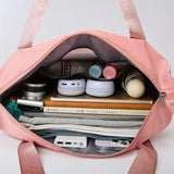 Pink Large Capacity Travel Bag with Expandable Design, Waterproof & Wet-Dry Separation, 360&deg Spinner V888-ELOSUNG13071
