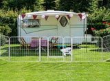 PaWz 8 Panel 48'' Pet Dog Playpen Puppy White 4kg chicken DO1005-48-WH