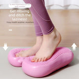 Women's Exercise Fat Burner, Inflatable Foot Stepper Fitness Machine - Pink V1265-YY-443