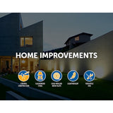 Black Fire Pit Square Log Patio Garden Heater Outdoor Table Top BBQ Camping V63-835261