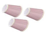 3PCS Cloth Lamp Shade E14 ClipOn Lampshade for Candle Chandelier Wall Lamp Table Light Indoor V1294-YM0710-3119210189712
