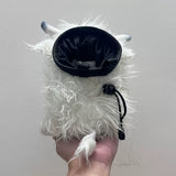 White Highland Cattle Chalk Bag Rock Climbing Equipment V1261-HIGHLANDCATTLE001