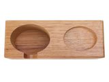 Wooden Coffee Protafilter Stand Holder Coffee Tamper Holder Stand Tamping Station Burlywood V1294-YM0717-3118220188412